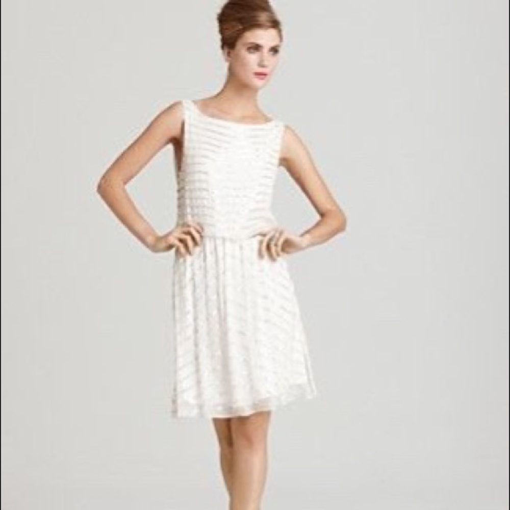 Alice + Olivia Giselle Beaded Dress